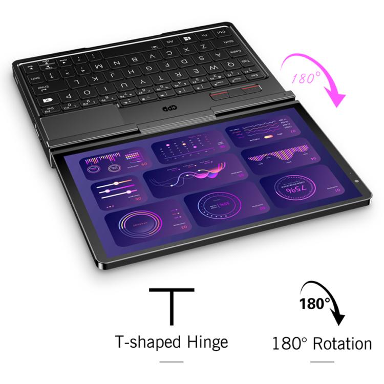 GPD Pocket 4 Handheld Gaming PC, 16GB+1TB, 8.8 inch Windows 11 Home AMD Ryzen 7 8840U, UK Plug by GPD