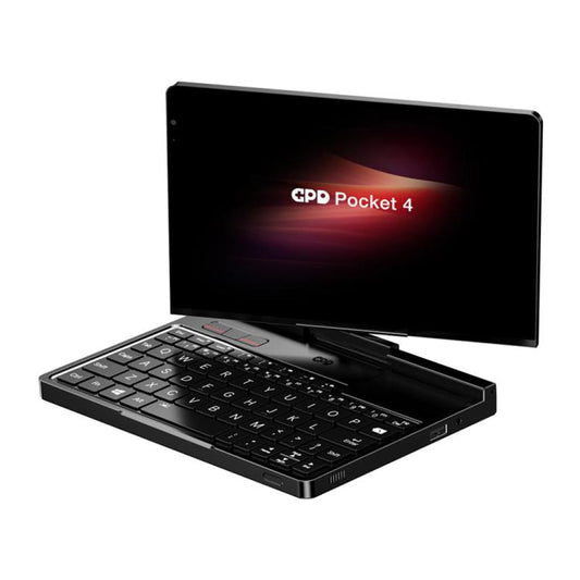 GPD Pocket 4 Handheld Gaming PC, 32GB+2TB, 8.8 inch Windows 11 Home AMD Ryzen AI 9 HX 370, EU Plug by GPD