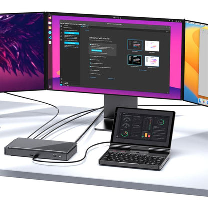 GPD Pocket 4 Handheld Gaming PC, 32GB+2TB, 8.8 inch Windows 11 Home AMD Ryzen AI 9 HX 370, EU Plug by GPD