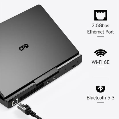 GPD Pocket 4 Handheld Gaming PC, 32GB+2TB, 8.8 inch Windows 11 Home AMD Ryzen AI 9 HX 370, UK Plug by GPD