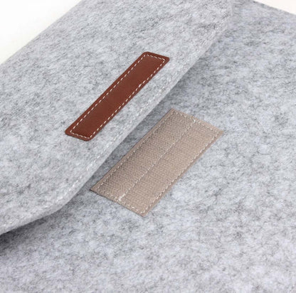 15 Inch Inner Package Phone & Tablet Case Felt Bag for iPhone 7 Plus / iPhone 7 / Macbook Retina 15.4 inch(Grey) by bashfashion