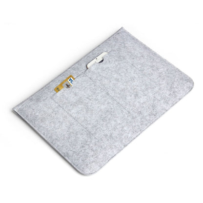 15 Inch Inner Package Phone & Tablet Case Felt Bag for iPhone 7 Plus / iPhone 7 / Macbook Retina 15.4 inch(Grey) by bashfashion