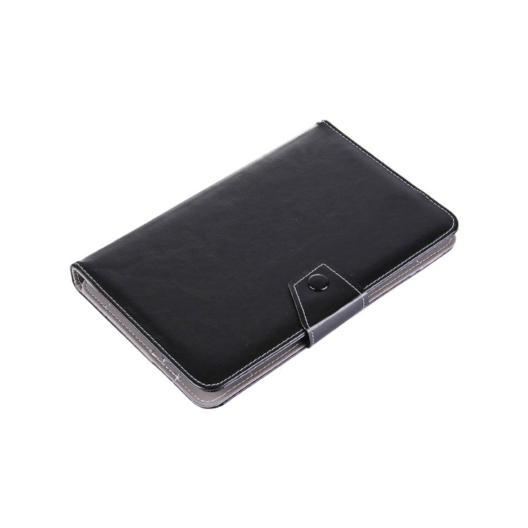 8 inch Tablets Leather Case Crazy Horse Texture Protective Case Shell with Holder for Galaxy Tab S2 8.0 T715 / T710, Cube U16GT, ONDA Vi30W, Teclast P86(Black) by bashfashion