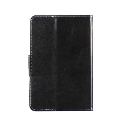 10 inch Tablets Leather Case Crazy Horse Texture Protective Case Shell with Holder for Asus ZenPad 10 Z300C, Huawei MediaPad M2 10.0-A01W, Cube IWORK10(Black) by bashfashion