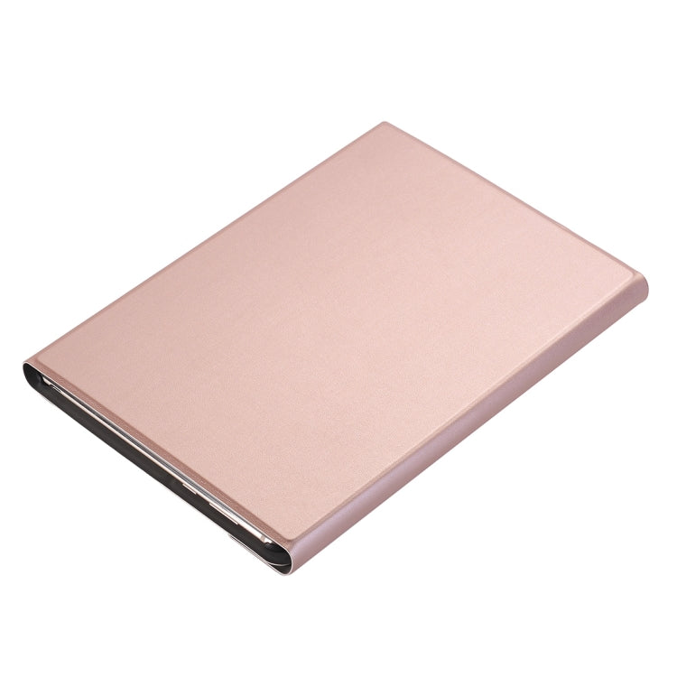 Detachable Bluetooth Keyboard Ultrathin Horizontal Flip Leather Tablet Case for Huawei MediaPad M5 / M5 Pro 10.8 inch, with Holder(Rose Gold) by bashfashion