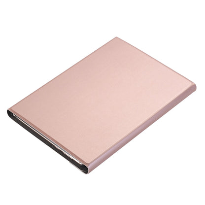 Detachable Bluetooth Keyboard Ultrathin Horizontal Flip Leather Tablet Case for Huawei MediaPad M5 / M5 Pro 10.8 inch, with Holder(Rose Gold) by bashfashion