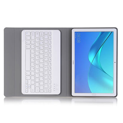 Detachable Bluetooth Keyboard Ultrathin Horizontal Flip Leather Tablet Case for Huawei MediaPad M5 / M5 Pro 10.8 inch, with Holder(Rose Gold) by bashfashion