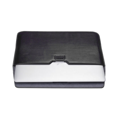 Universal Envelope Style PU Leather Case with Holder for Ultrathin Notebook Tablet PC 15.4 inch, Size: 39x28x1.5cm(Black) by bashfashion