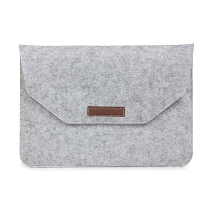 11.6 inch Universal Fashion Soft Sleeve Bag Case Tablet Laptop Felt Bag for MacBook Air 11.6 inch, Size: 33x22x1cm(Grey) by bashfashion