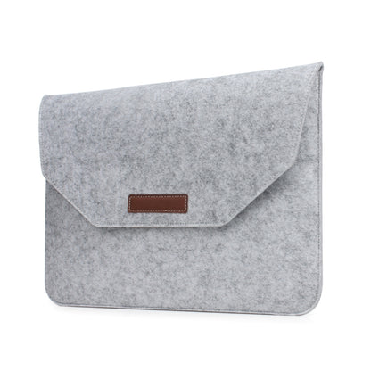 11.6 inch Universal Fashion Soft Sleeve Bag Case Tablet Laptop Felt Bag for MacBook Air 11.6 inch, Size: 33x22x1cm(Grey) by bashfashion