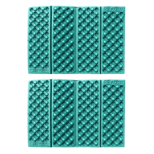 2 PCS Portable Folding Cellular Massage Cushion Outdoors Damp Proof Picnic Seat Mats EVA Pad(Green) by bashfashion