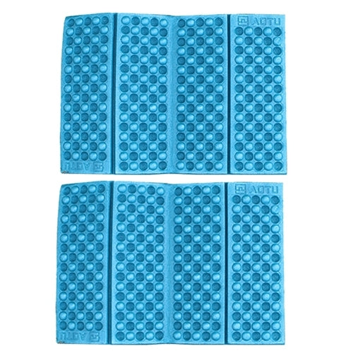 2 PCS Portable Folding Cellular Massage Cushion Outdoors Damp Proof Picnic Seat Mats EVA Pad(Blue) by bashfashion