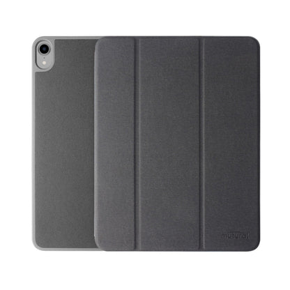 Mutural Exquisite Series Cloth Texture PU+TPU Leather Case for iPad Pro 12.9 inch (2018), with 3-Fold Holder & Pen Slot & Sleep & Wake-up Function by Mutural