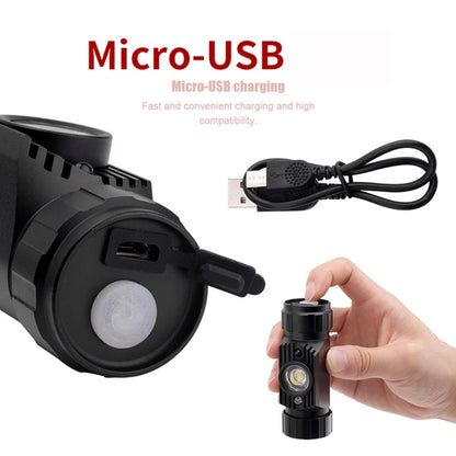 LED Induction Headlight USB Charging Outdoor Waterproof Strong Light Fishing Aluminum Flashlight Headlight (Headlight+2xBatteries) by YWXLight
