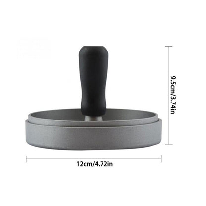 Household Food Grade Aluminum Alloy Kitchen Non-stick Coating Pressure Meat Patty Cake Hamburger Mold with 40 PCS Sided Silicone Papers by bashfashion