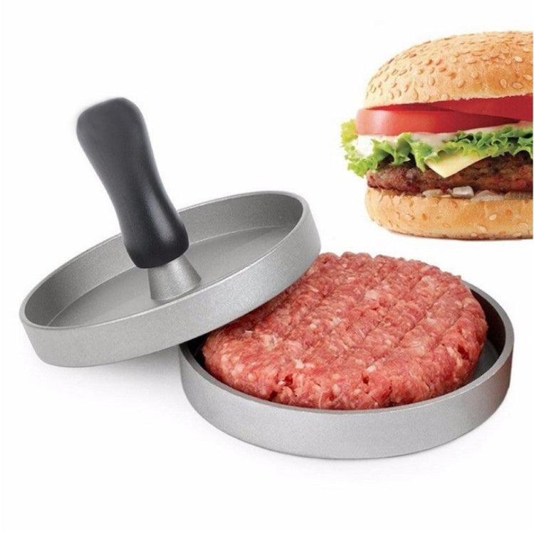 Household Food Grade Aluminum Alloy Kitchen Non-stick Coating Pressure Meat Patty Cake Hamburger Mold with 40 PCS Sided Silicone Papers by bashfashion