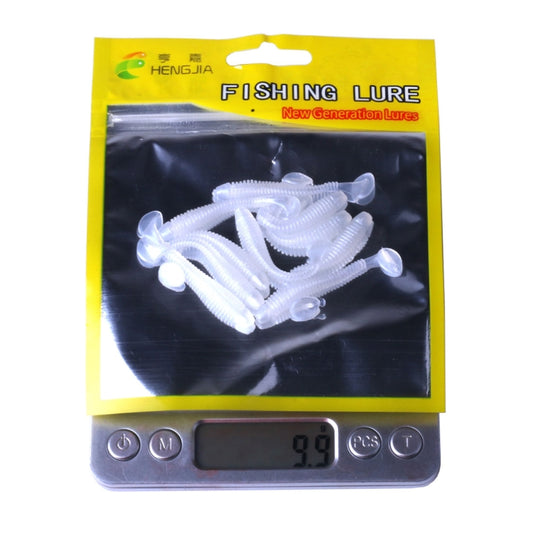 HENGJIA SO041 5cm/0.6g 10 PCS Fishing Wobbler Soft Jigging Fishing Lure Worm Swimbaits Silicone Bait by HENGJIA