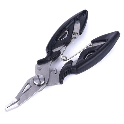 HENGJIA QT014 Multifunctional Stainless Steel Jaw Fishing Pliers Scissors Hook Removal Tool Line Cutter Fishing Tackle by HENGJIA