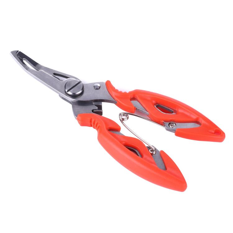 HENGJIA QT014 Multifunctional Stainless Steel Jaw Fishing Pliers Scissors Hook Removal Tool Line Cutter Fishing Tackle by HENGJIA