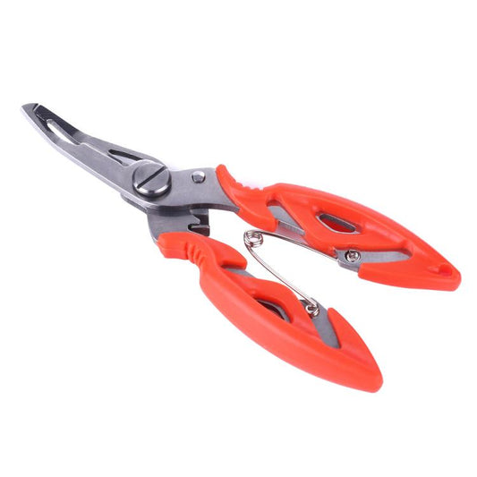HENGJIA QT014 Multifunctional Stainless Steel Jaw Fishing Pliers Scissors Hook Removal Tool Line Cutter Fishing Tackle by HENGJIA